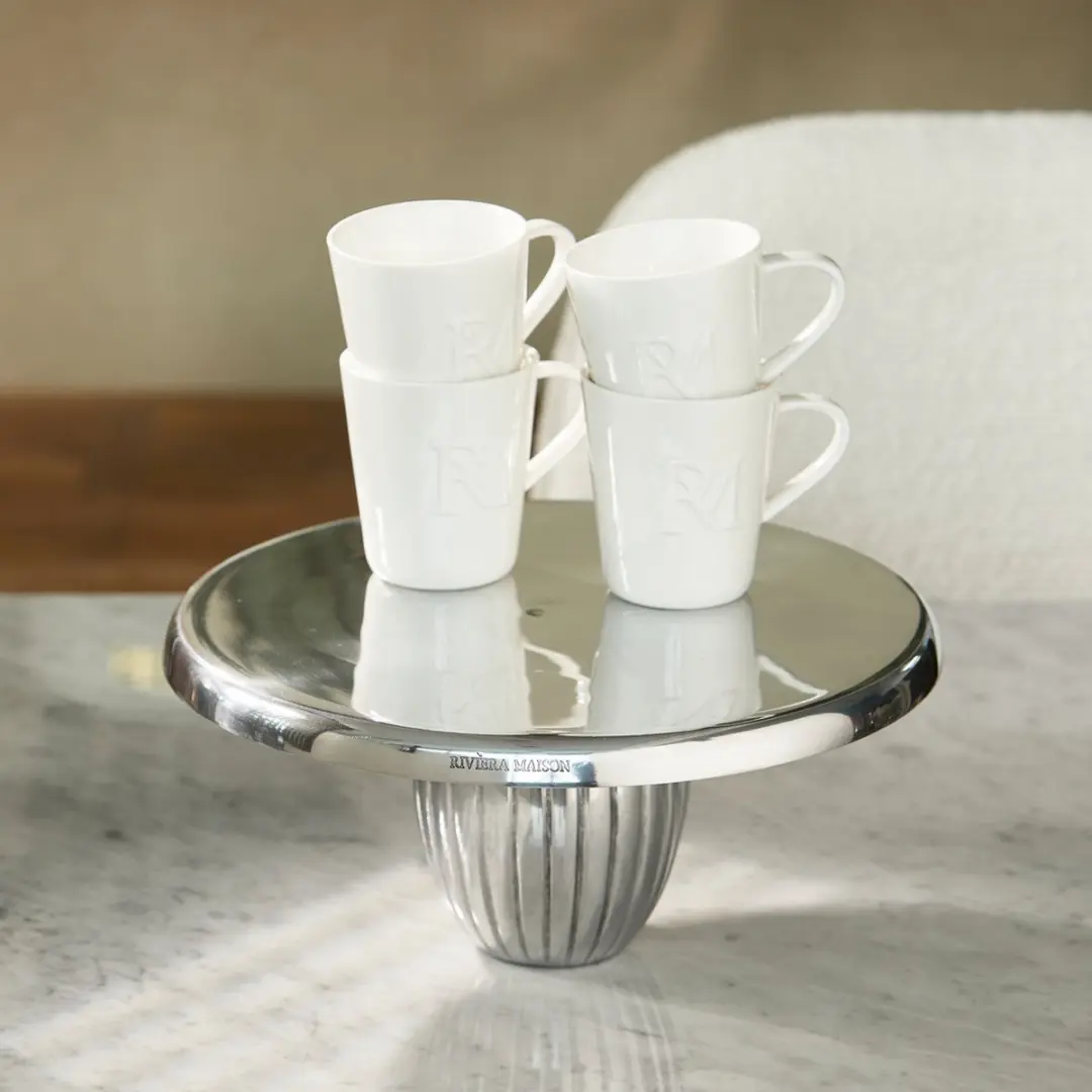 Riviera Maison Taartplateau Zilver 30cm