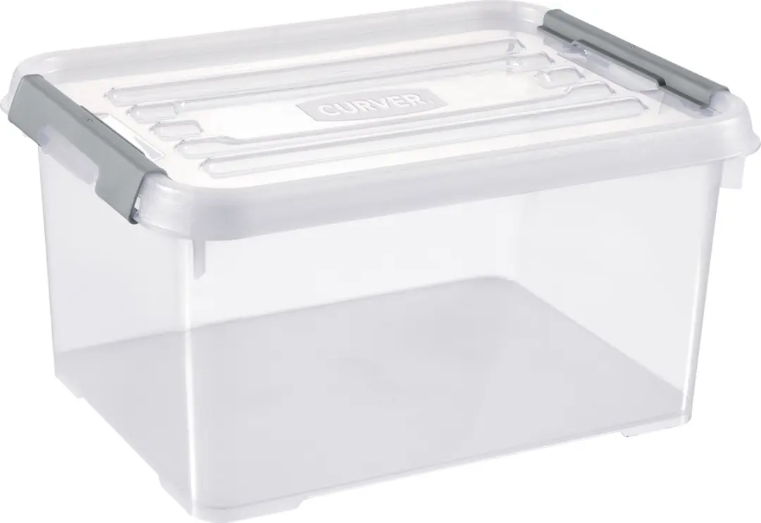 Curver Handy+ Opbergbox 15L - 6 Stuks - Transparant
