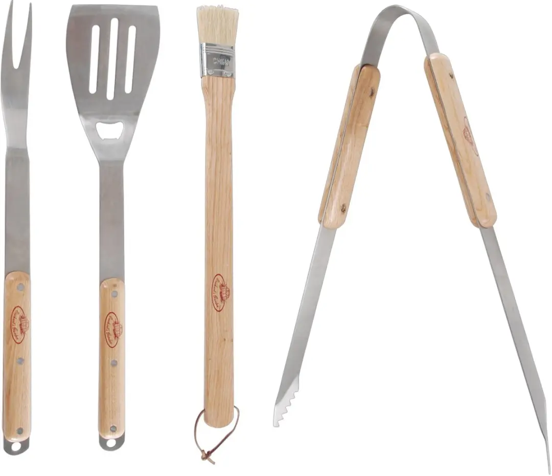 Esschert Design BBQ Gereedschapset Top 10 Tuinhaarden - 6 Stuks - Groen