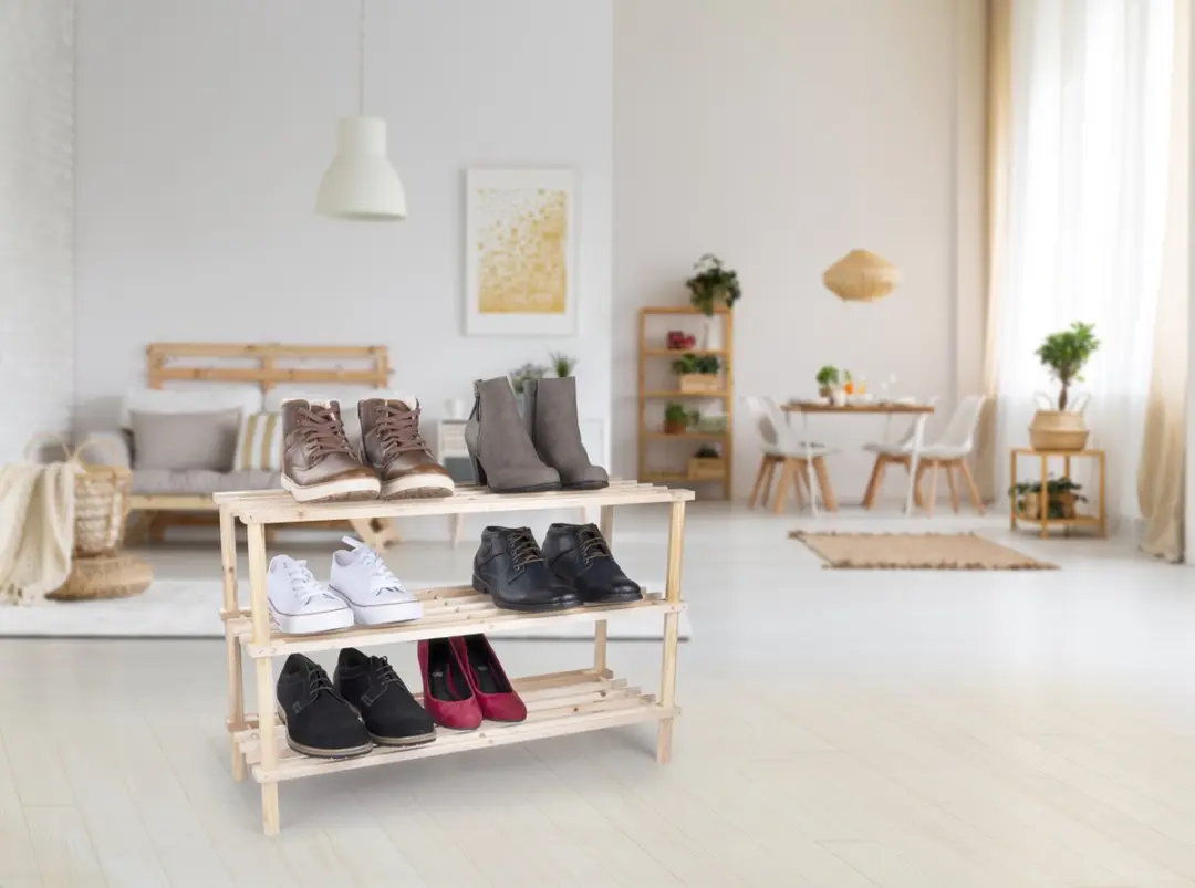 Alpina Schoenenrek 3-Laags - Hout - 74x26x48,5cm - 10 Paar - afbeelding 4 van 6
