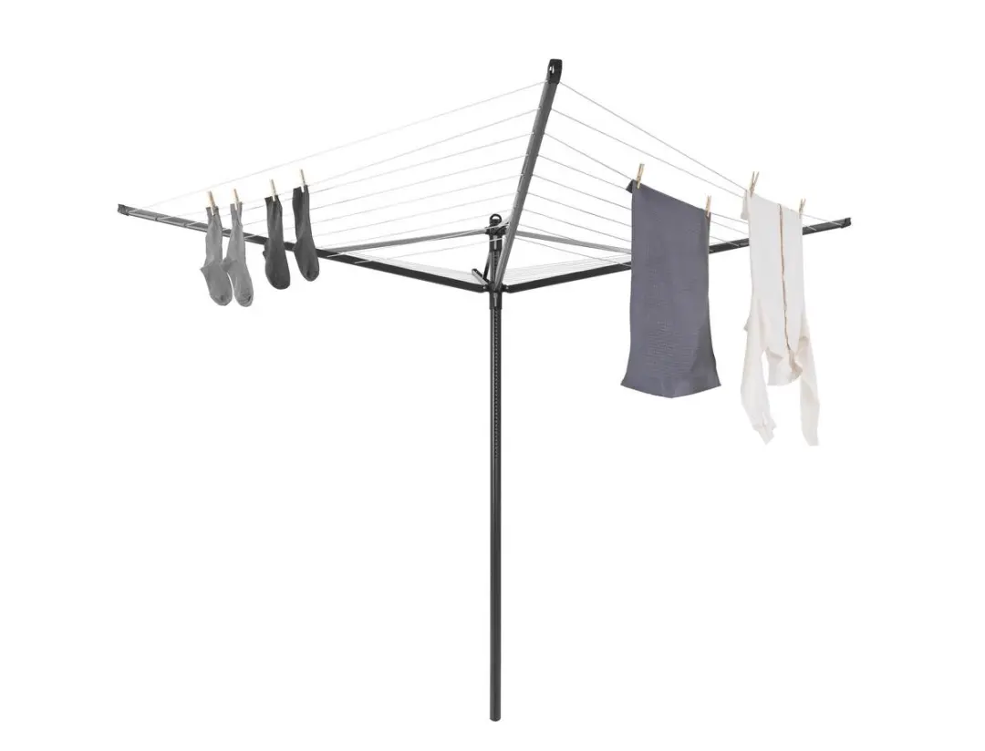 Brabantia Lift-O-Matic Droogmolen 50m - Anthraciet - afbeelding 6 van 6