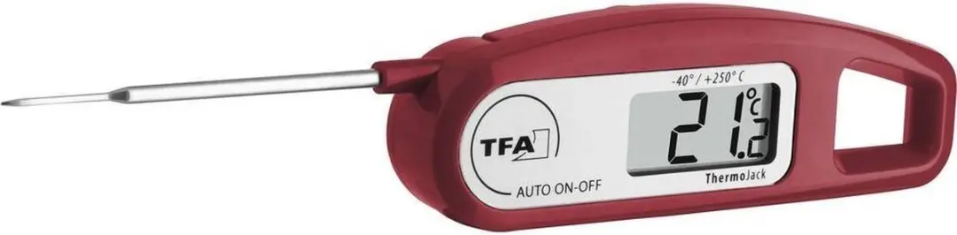 Wetterinstrumente TFA Klapp-Einstichthermometer (rot)