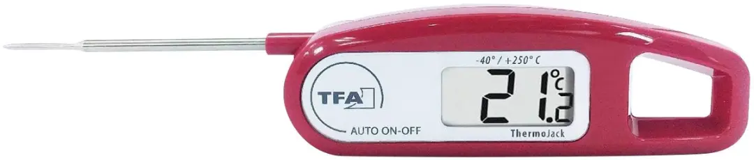 Wetterinstrumente TFA Klapp-Einstichthermometer (rot)