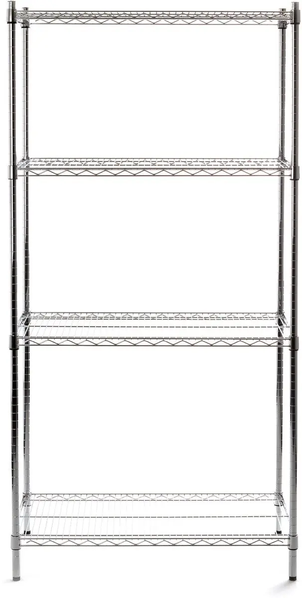 HENDI Extra Stevig Opbergrek 4-Vaks - 910x455x1830mm - RVS