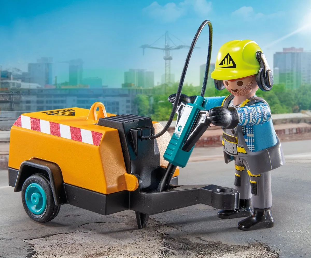 Playmobil Action Heroes Bouwvakker 71752 - Multicolor
