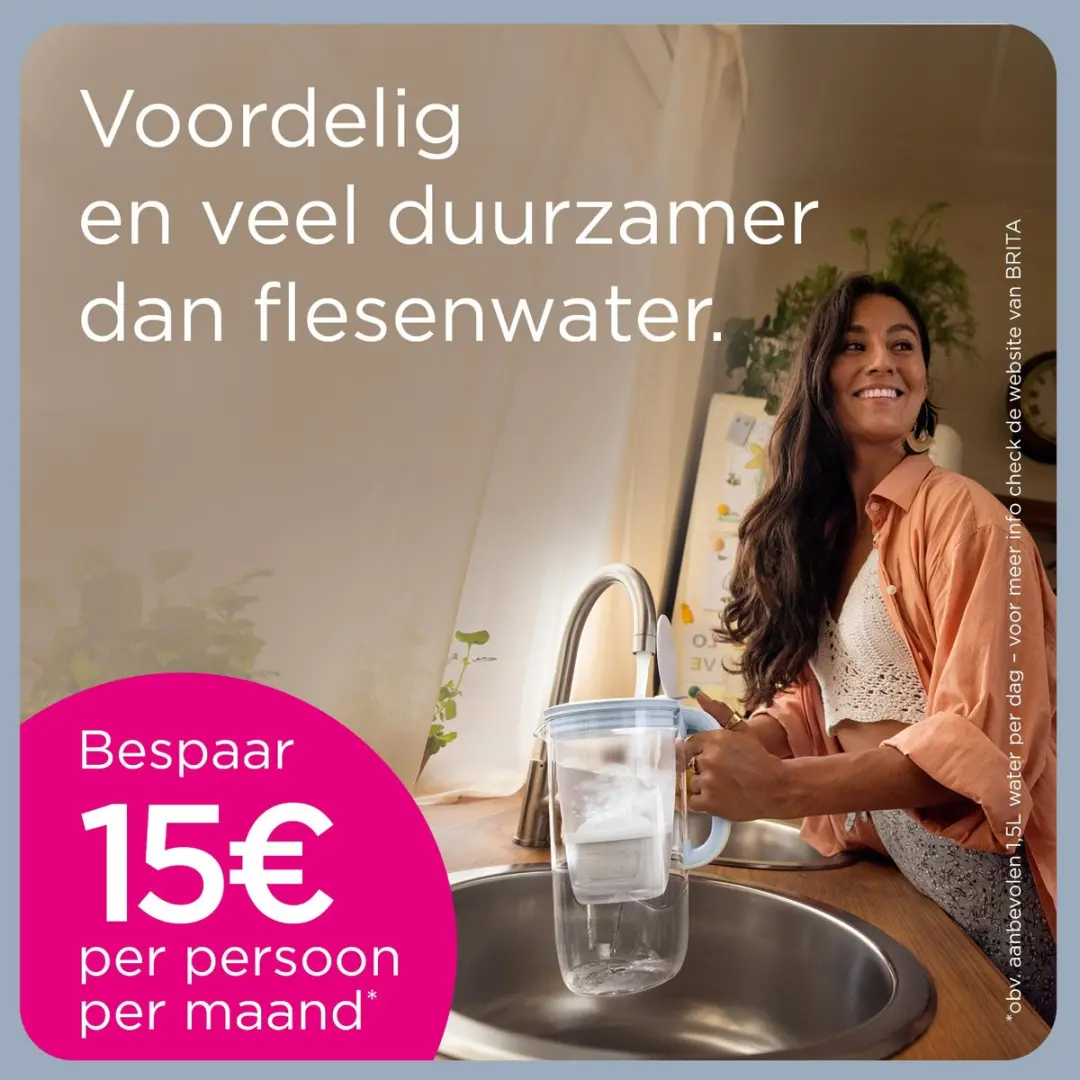 BRITA Marella ME4W Waterfilterkan - 2,4L - Wit
