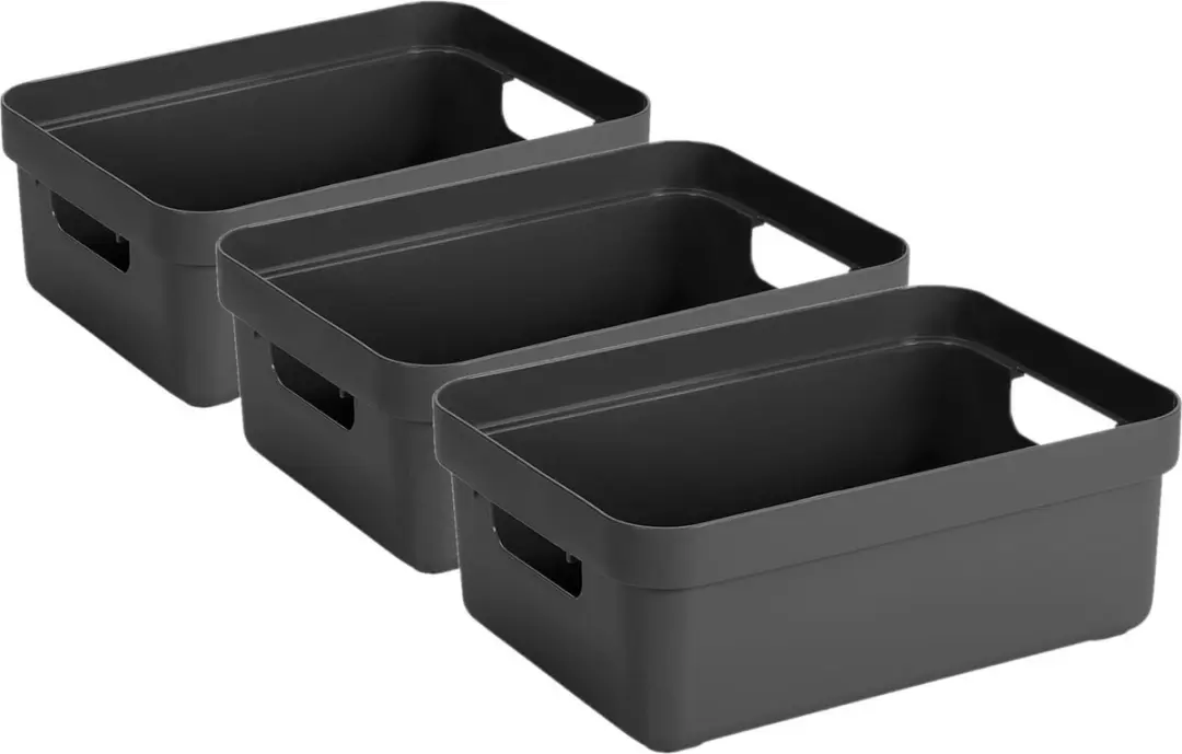 Sunware Opbergbox Antraciet 9L
