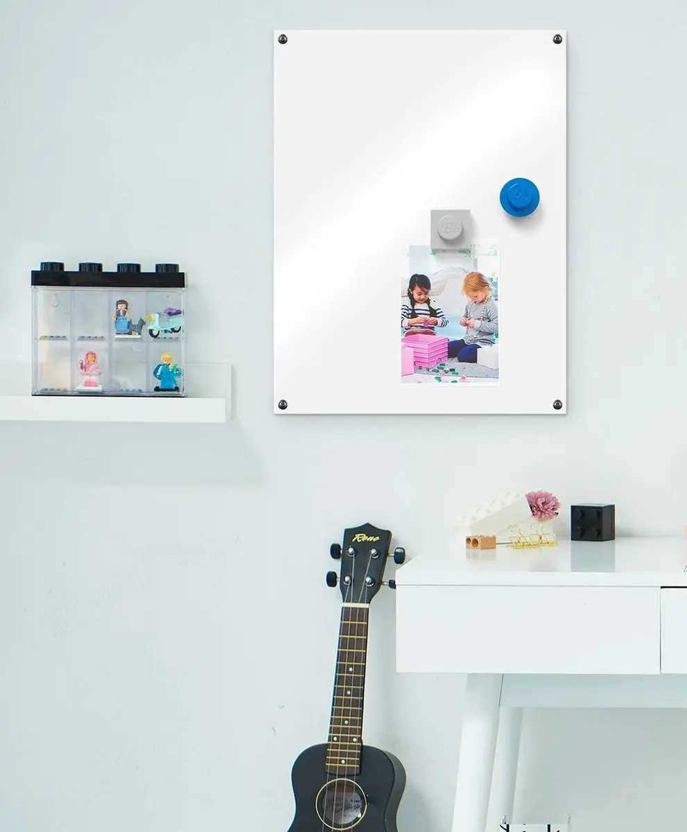 LEGO - Magneet Set van 2 Stuks - Kunststof - Zwart