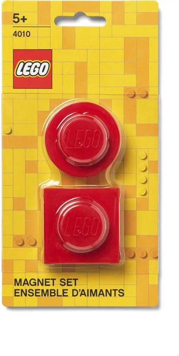 LEGO - Magneet Set van 2 Stuks - Kunststof - Zwart