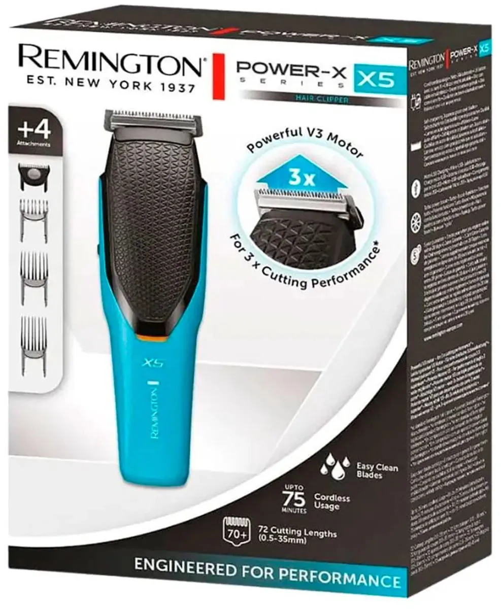 Remington Power-X Series X5 HC5000 Tondeuse - Blauw