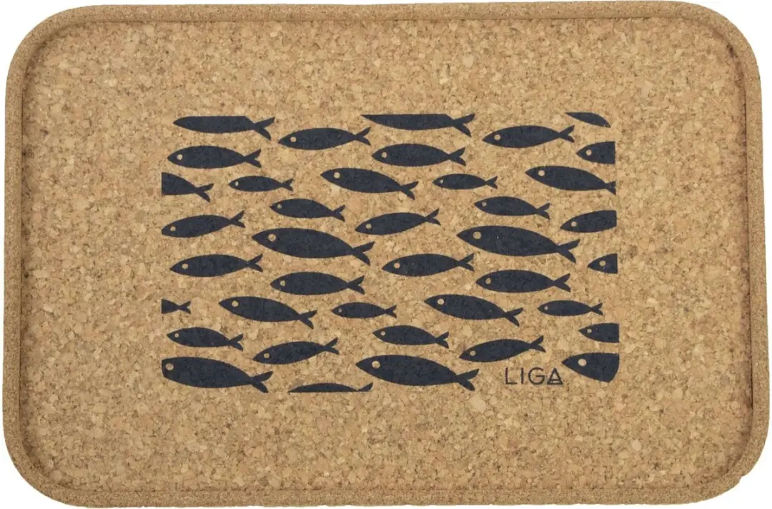 Liga Kurk Vis Dienblad - Beige - afbeelding 6 van 6