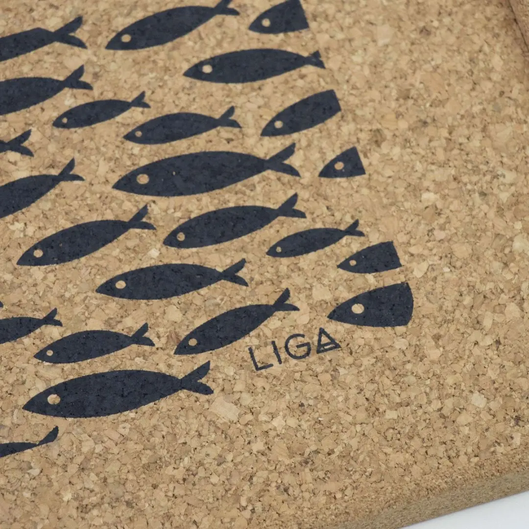 Liga Kurk Vis Dienblad - Beige