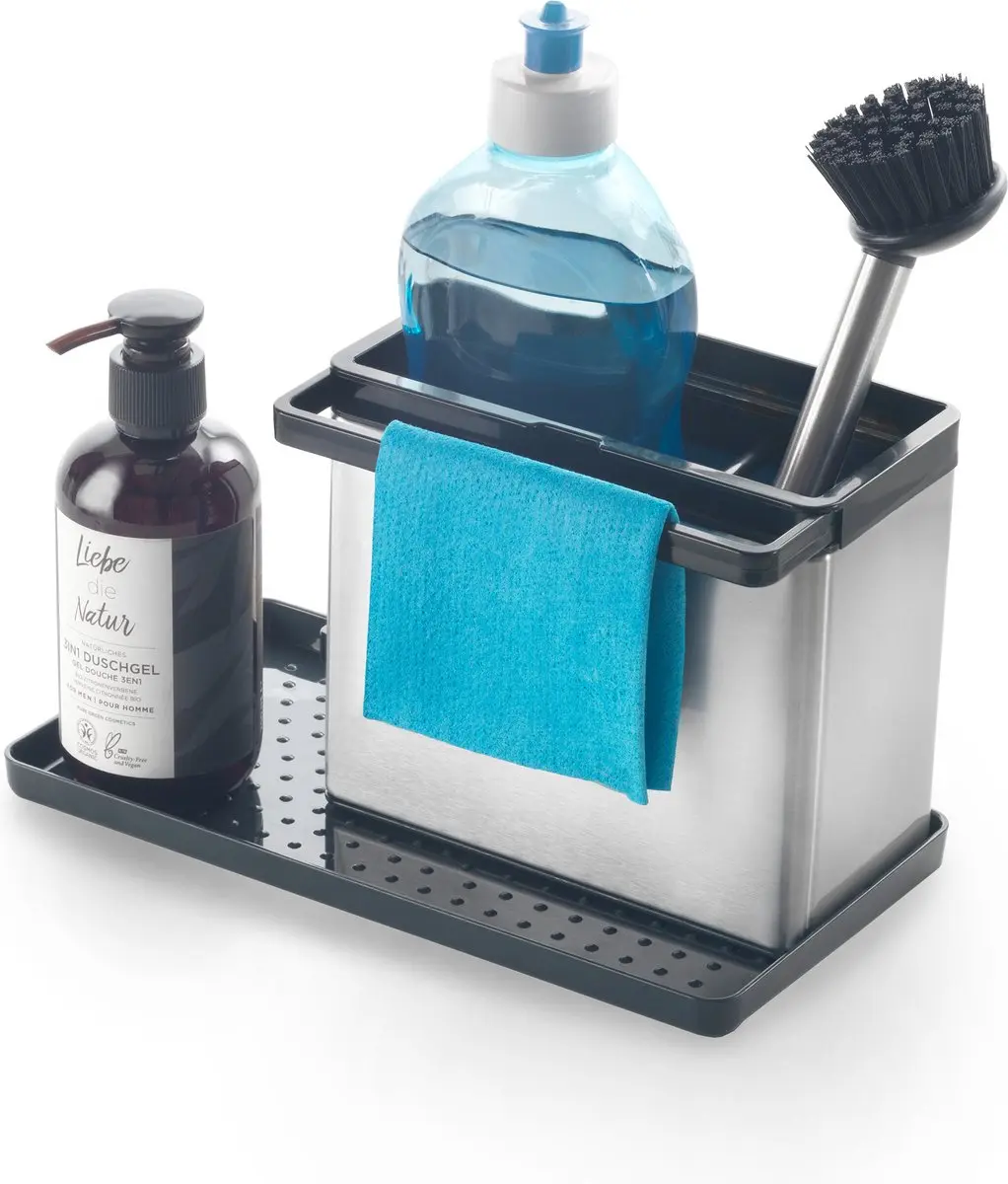 Metaltex Tidy Tex Gootsteenorganizer RVS - Verstelbaar - afbeelding 6 van 6