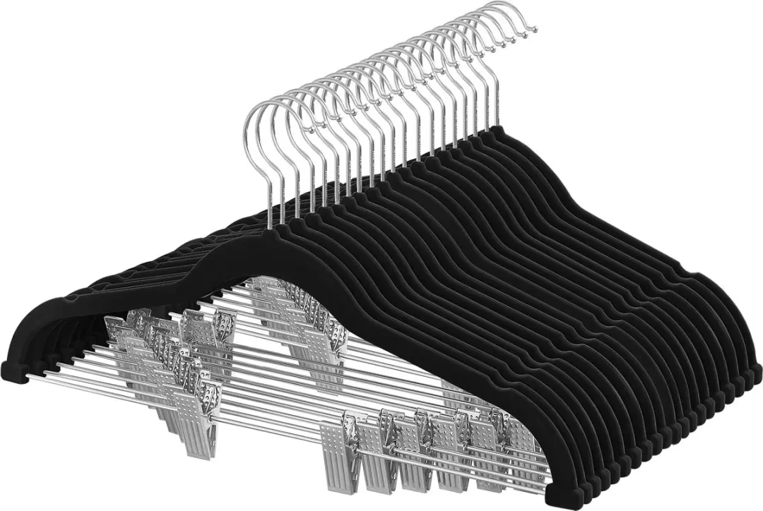 Songmics Kledinghangers Fluweel 20 Stuks