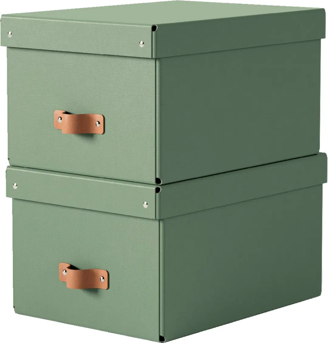 Leitz Puro Opbergdoos 17L - Set van 2 - Groen