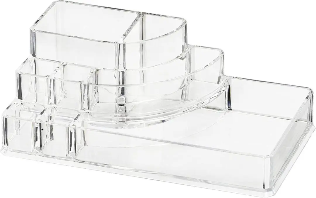 Wenko Femme Organizer 22x12,5x8cm - 4 Vakken - Transparant - afbeelding 2 van 4