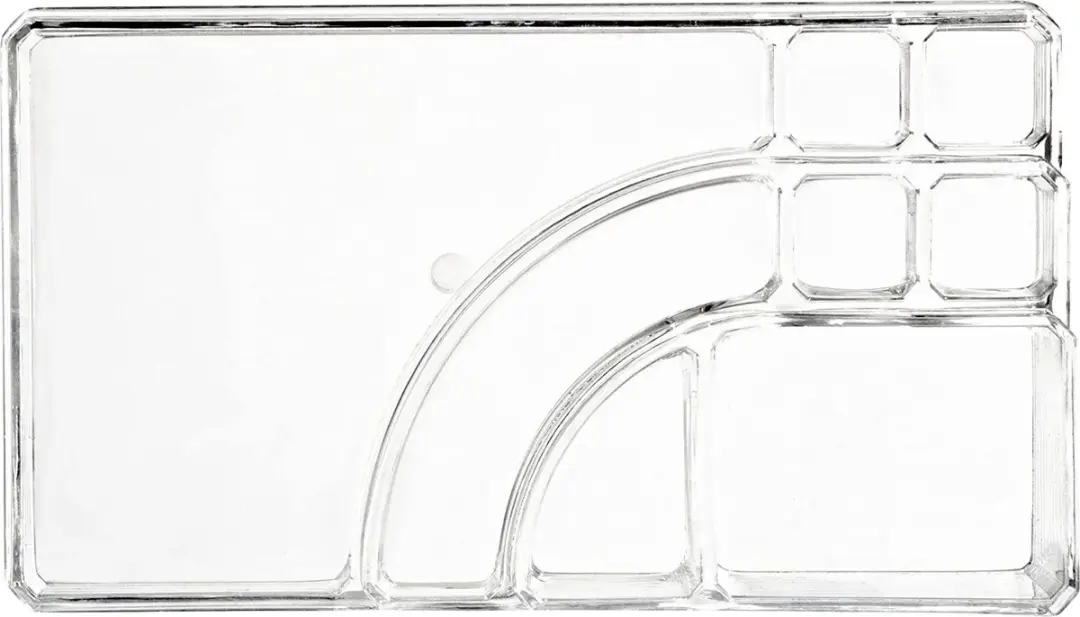 Wenko Femme Organizer 22x12,5x8cm - 4 Vakken - Transparant - afbeelding 4 van 4