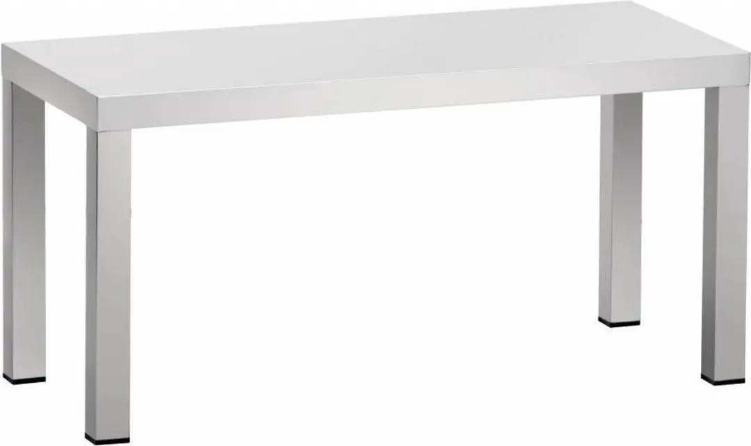 Etagere RVS Enkel, B 1600 x D 350 x H 400 mm