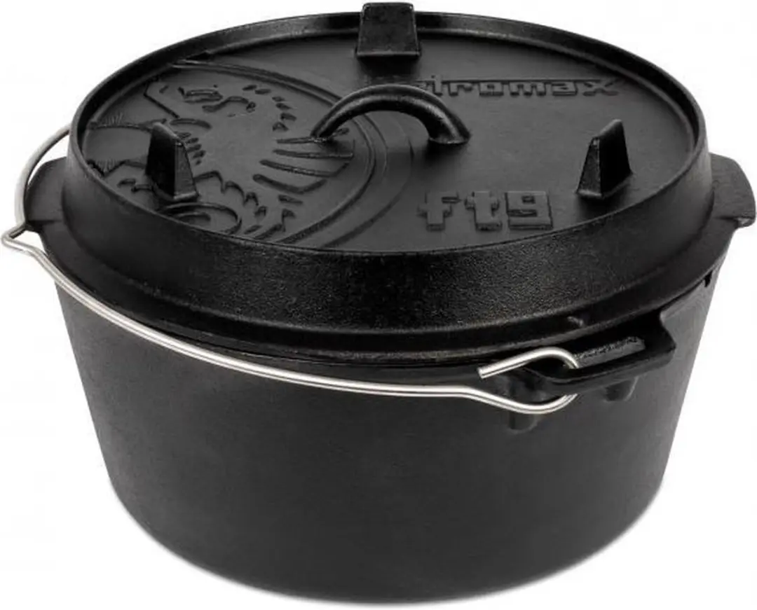 Petromax Dutch Oven K4 FT9-t - 300mm - Zwart - 2 Stuks
