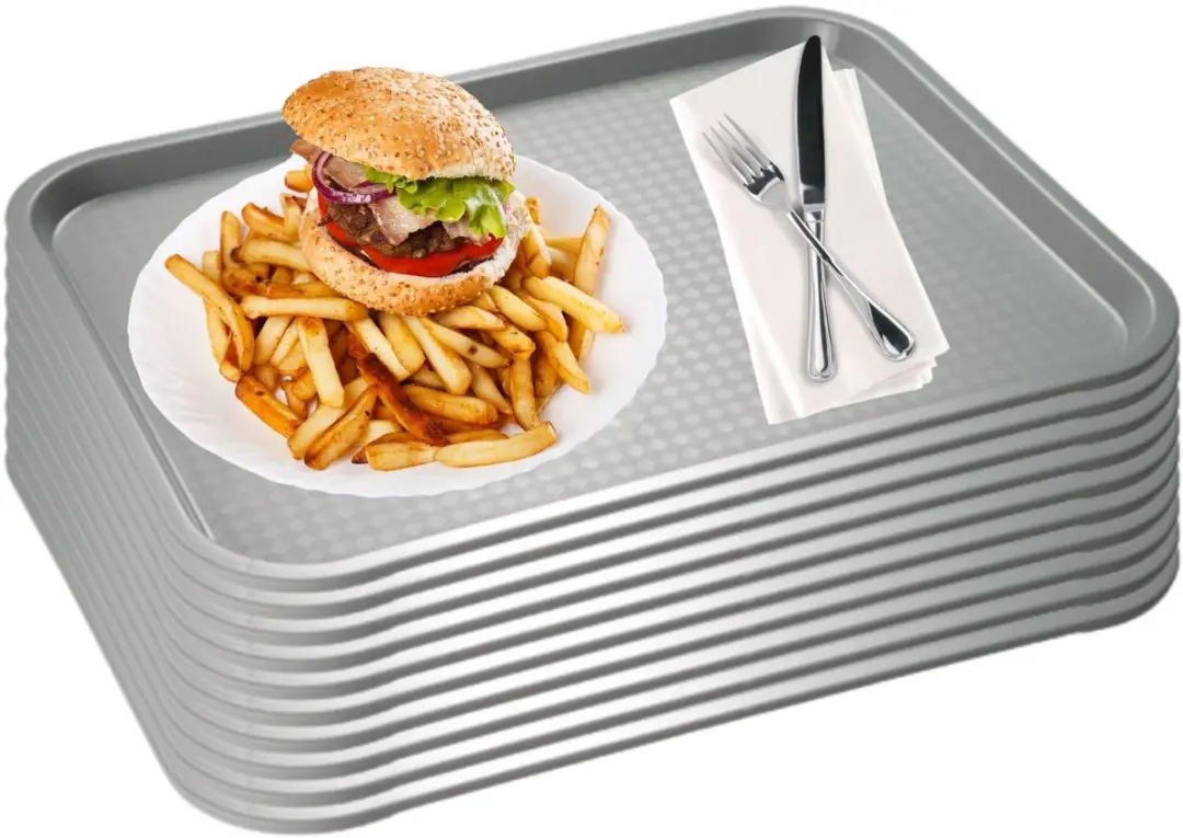 APS Fast Food Serveertablet Grijs 41x30,5cm