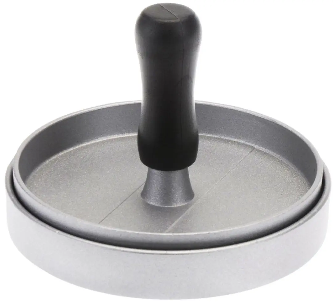 Orion Hamburgerpers 11,5 cm - Zwart Handvat