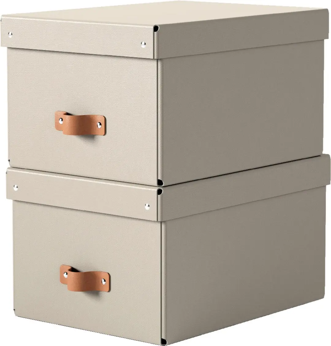 Leitz Puro Opbergdoos 17L - Set van 2 - Beige