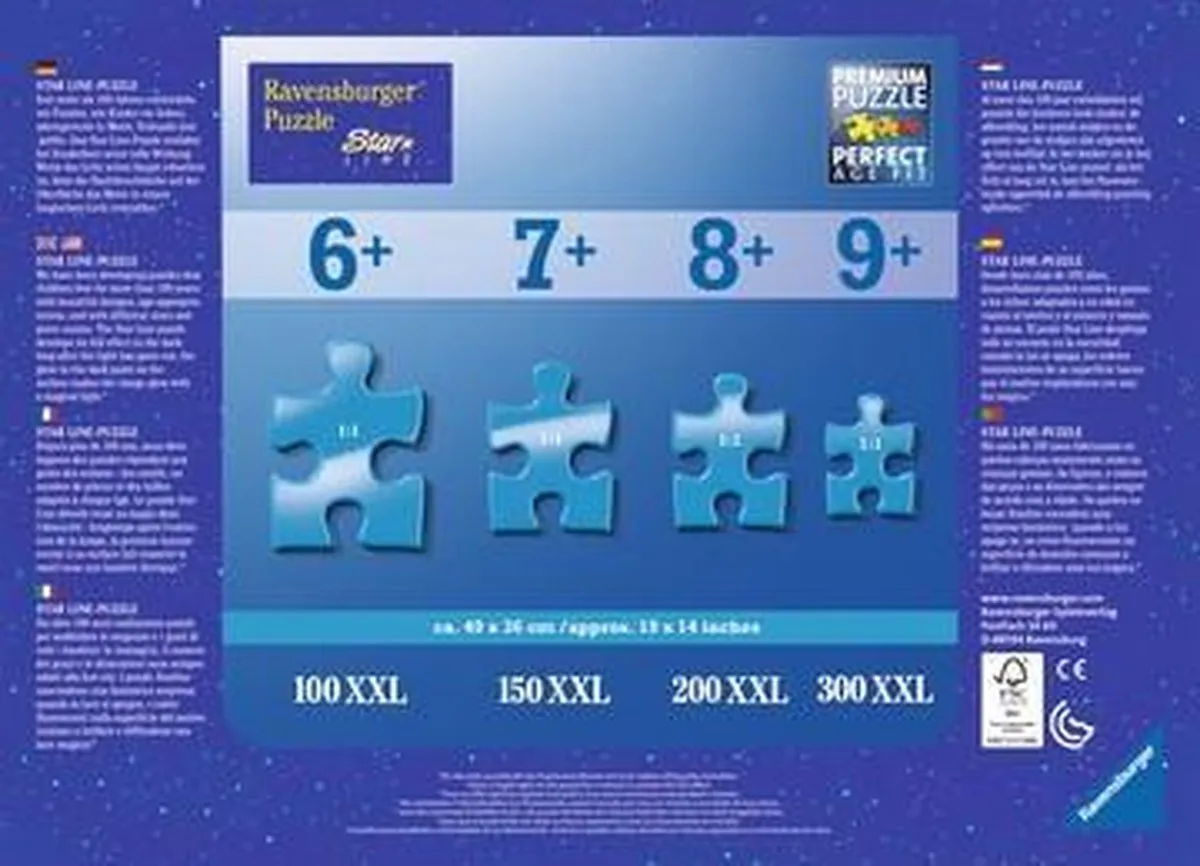 Ravensburger Legpuzzel 200 Stuks Fantasie 13673 - afbeelding 2 van 4