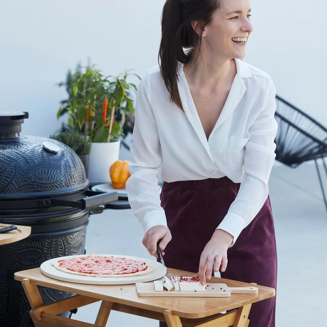 Barbecook Barbecue Zijtafel 70x43x81cm - Bruin