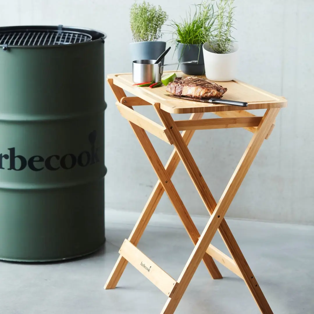 Barbecook Barbecue Zijtafel 70x43x81cm - Bruin - afbeelding 6 van 6