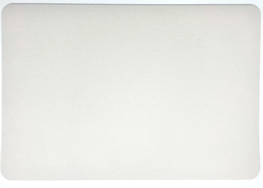 Kade 171 Lederlook Placemats 6 Stuks 45x30cm - Bruin/Wit