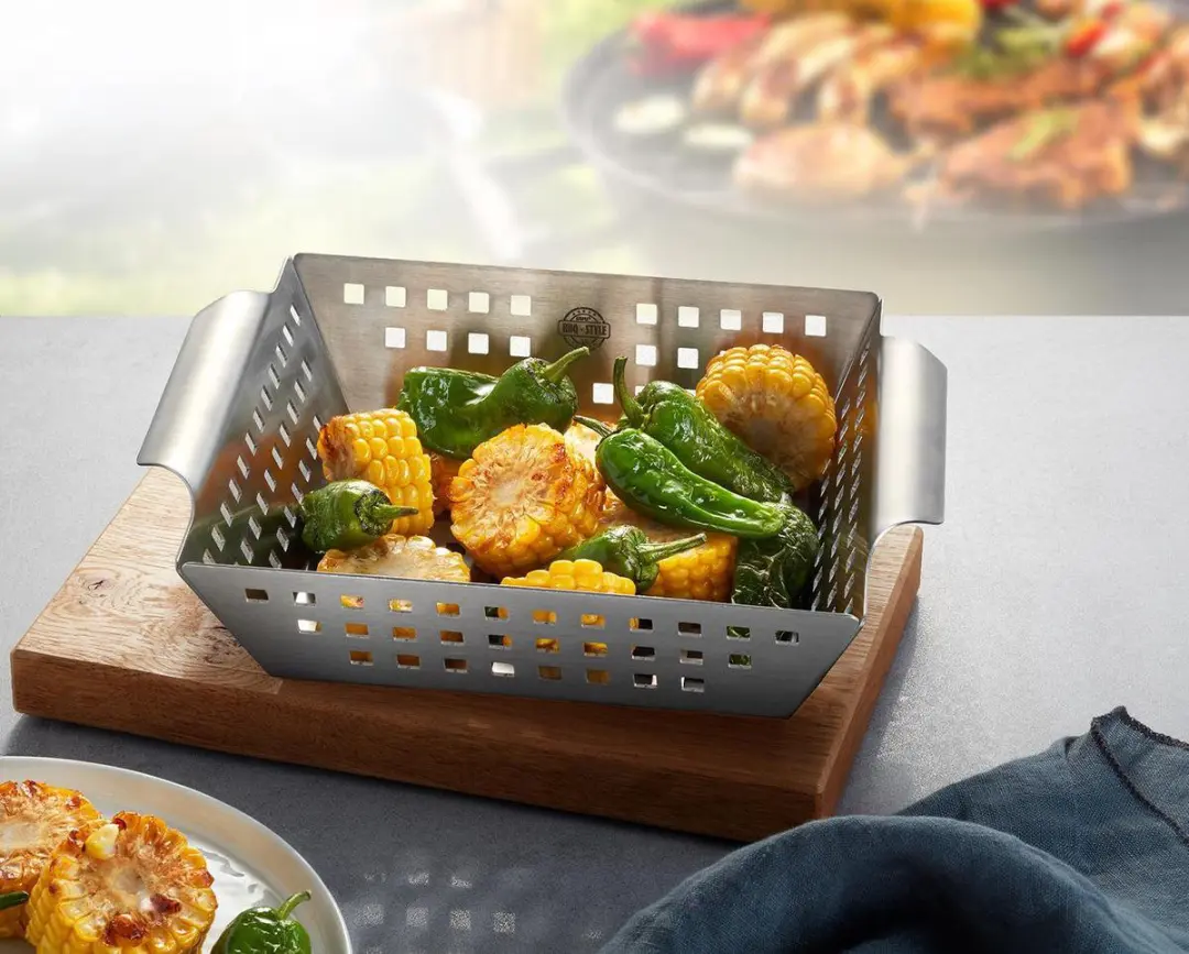 GEFU Barbecueschaal 25x21cm - Roestvrijstaal