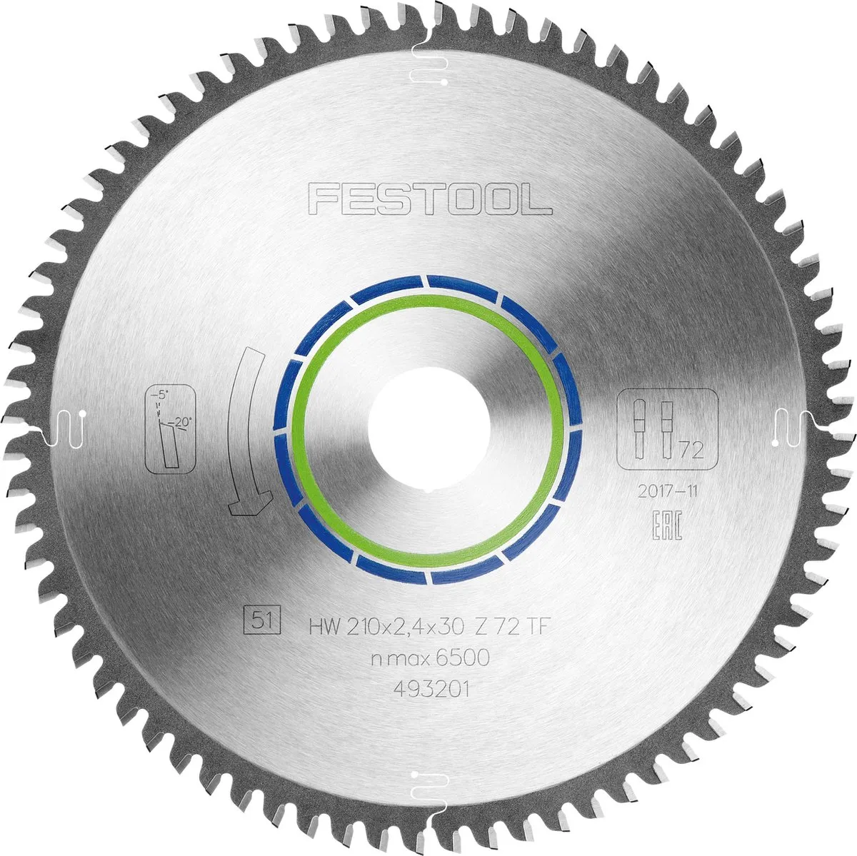 Festool Cirkelzaagblad 493201