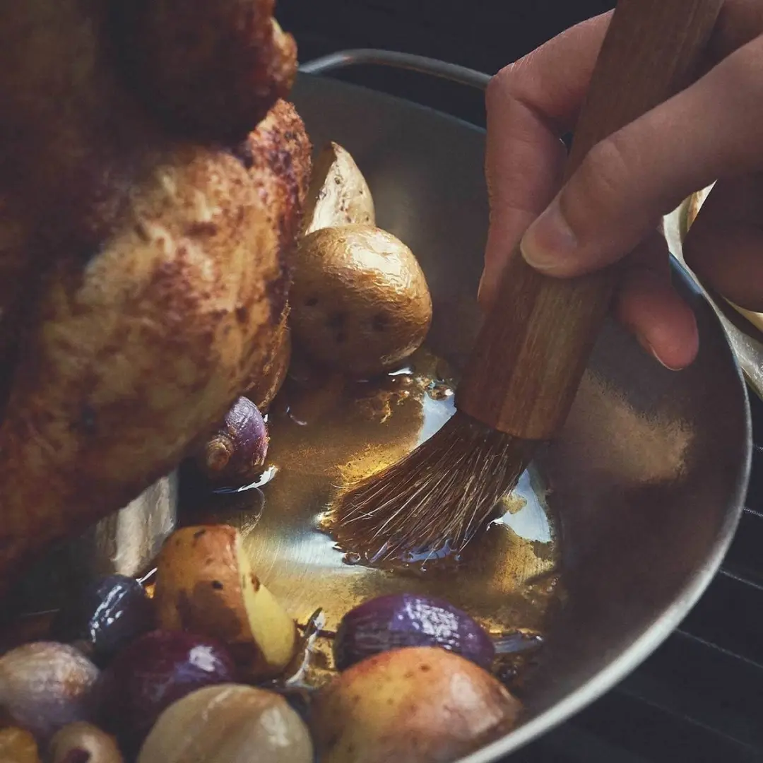 Burnhard RVS Kipgrill Beer Can Chicken 2.0 - Zilver
