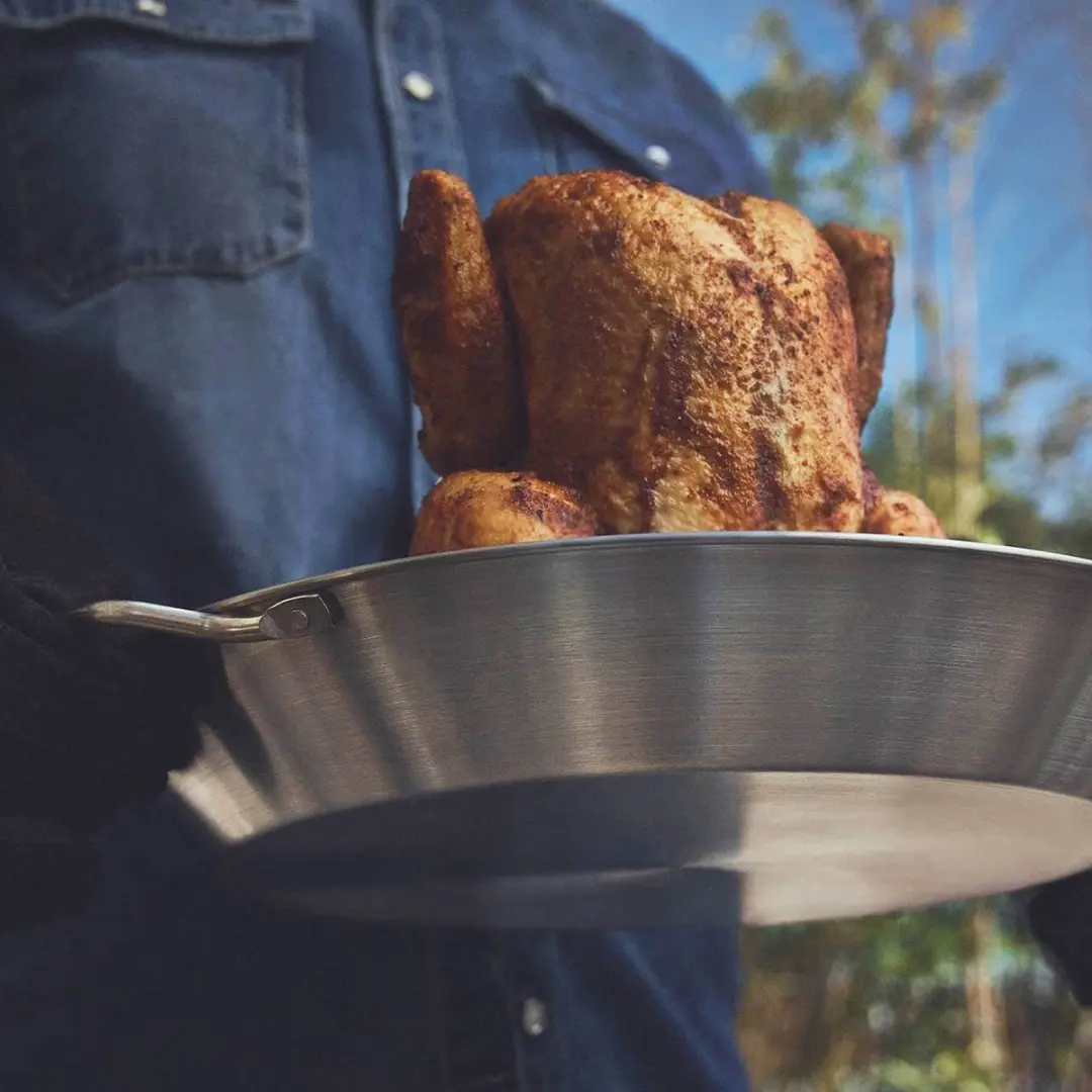 Burnhard RVS Kipgrill Beer Can Chicken 2.0 - Zilver - afbeelding 6 van 6