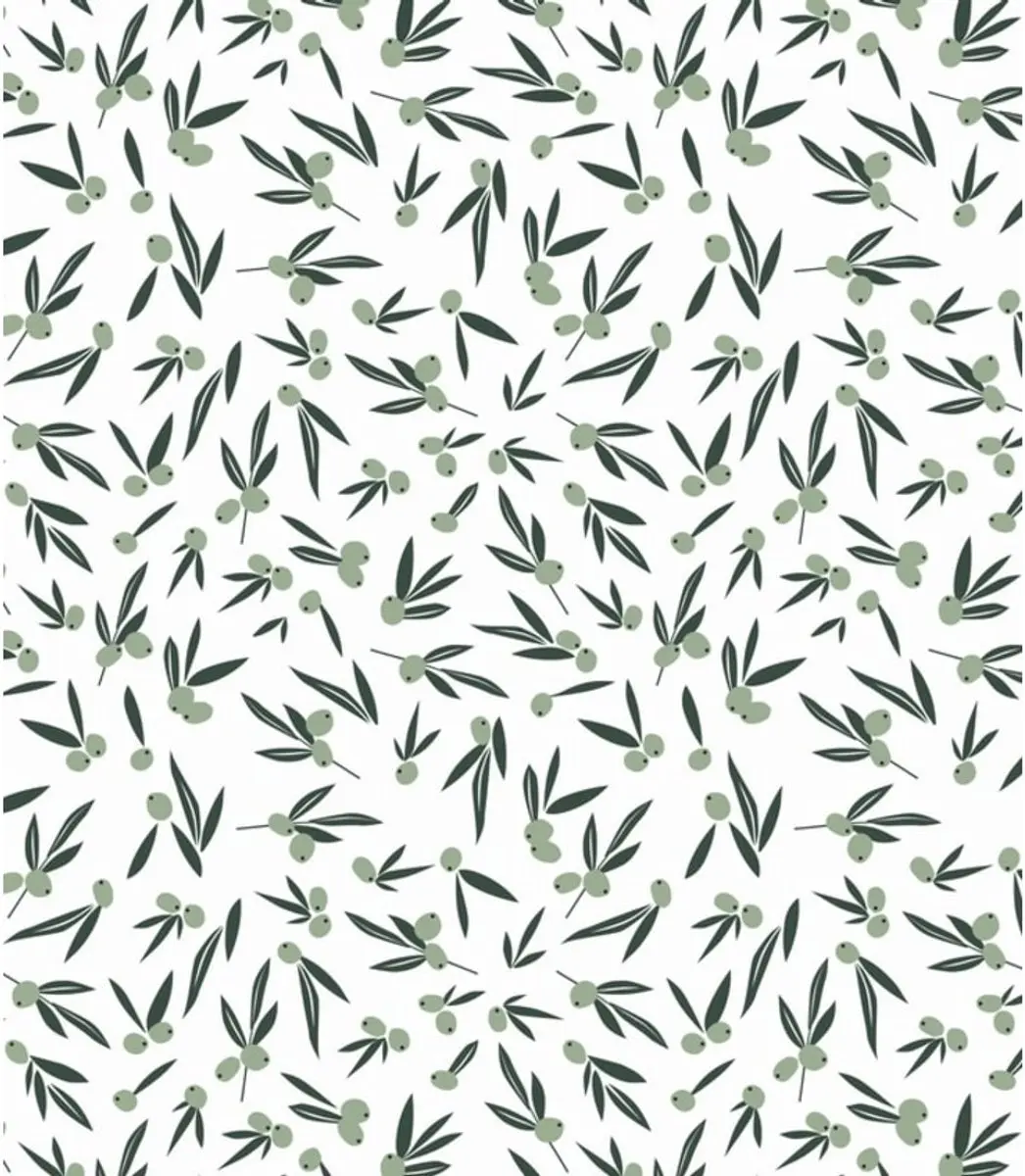 BINK Bedding Tafelkleed Olive Ecru 200x140cm