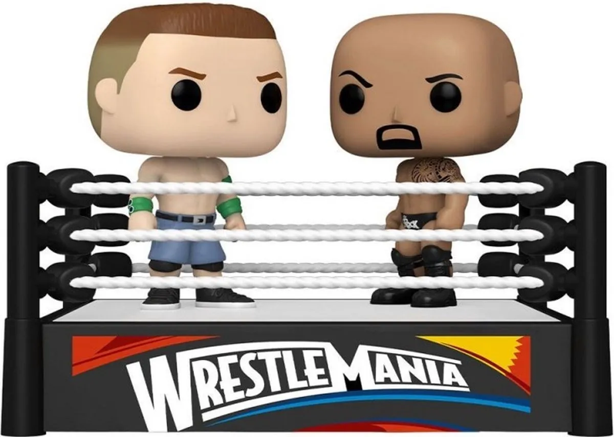 Funko Pop WWE John Cena vs The Rock 61463 - Verzamelobject 15cm - Multi