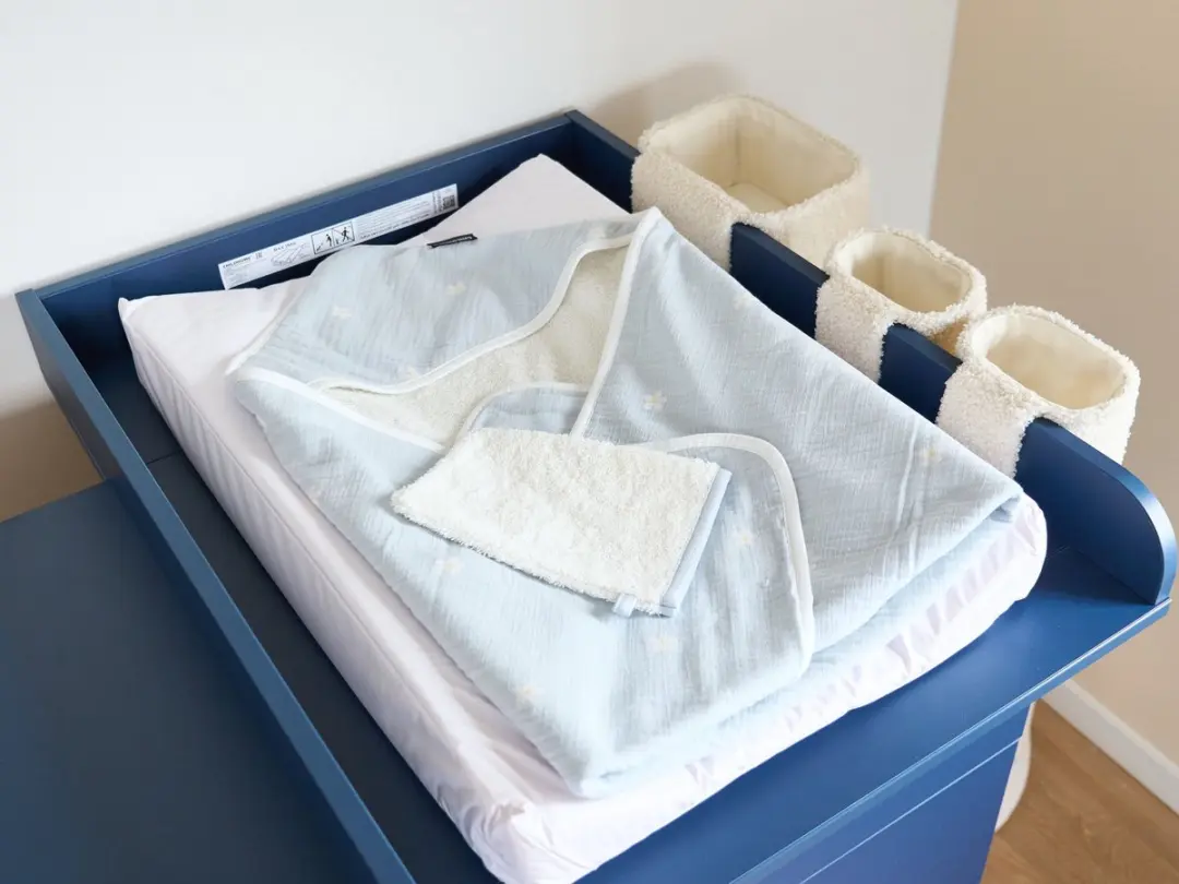 Childhome Set van 3 Hangmandjes - Zacht Teddy Ecru