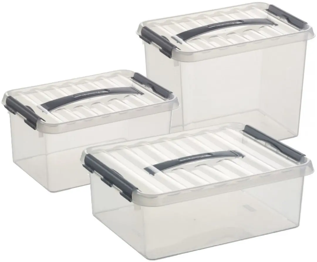 Sunware Q-Line Opbergboxen Set 3-delig