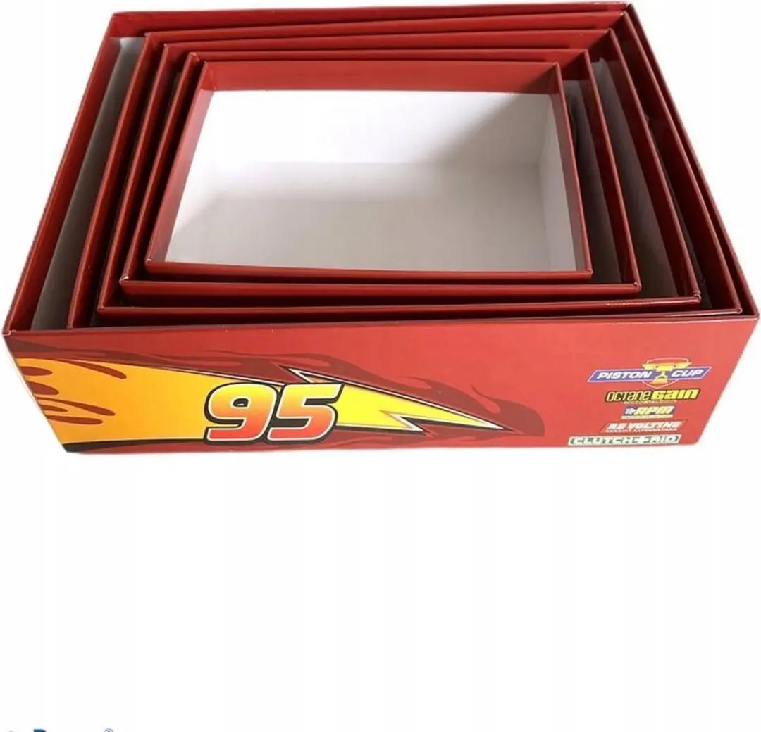 Disney Cars Opbergdozen - 5 Stuks - 8,5L - Rood/Geel - afbeelding 3 van 3