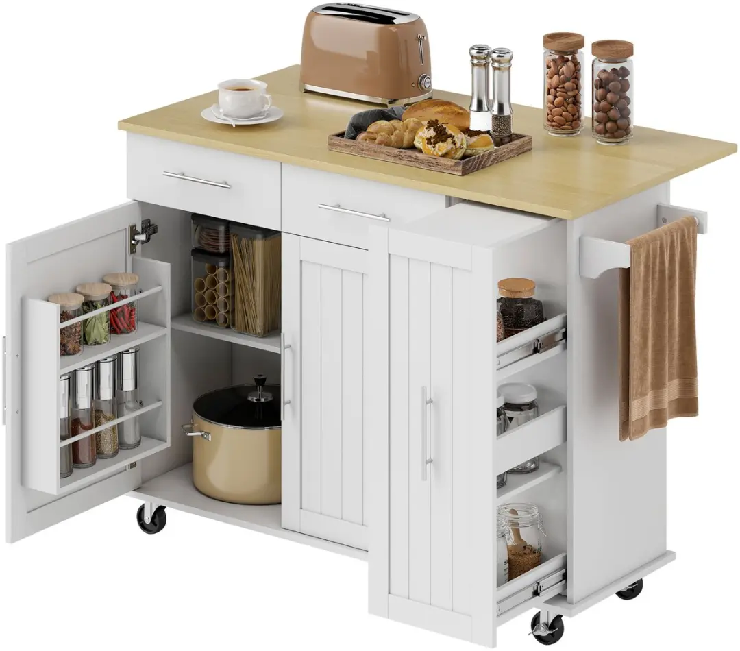 Homcom Keukeneiland 129x65x91cm