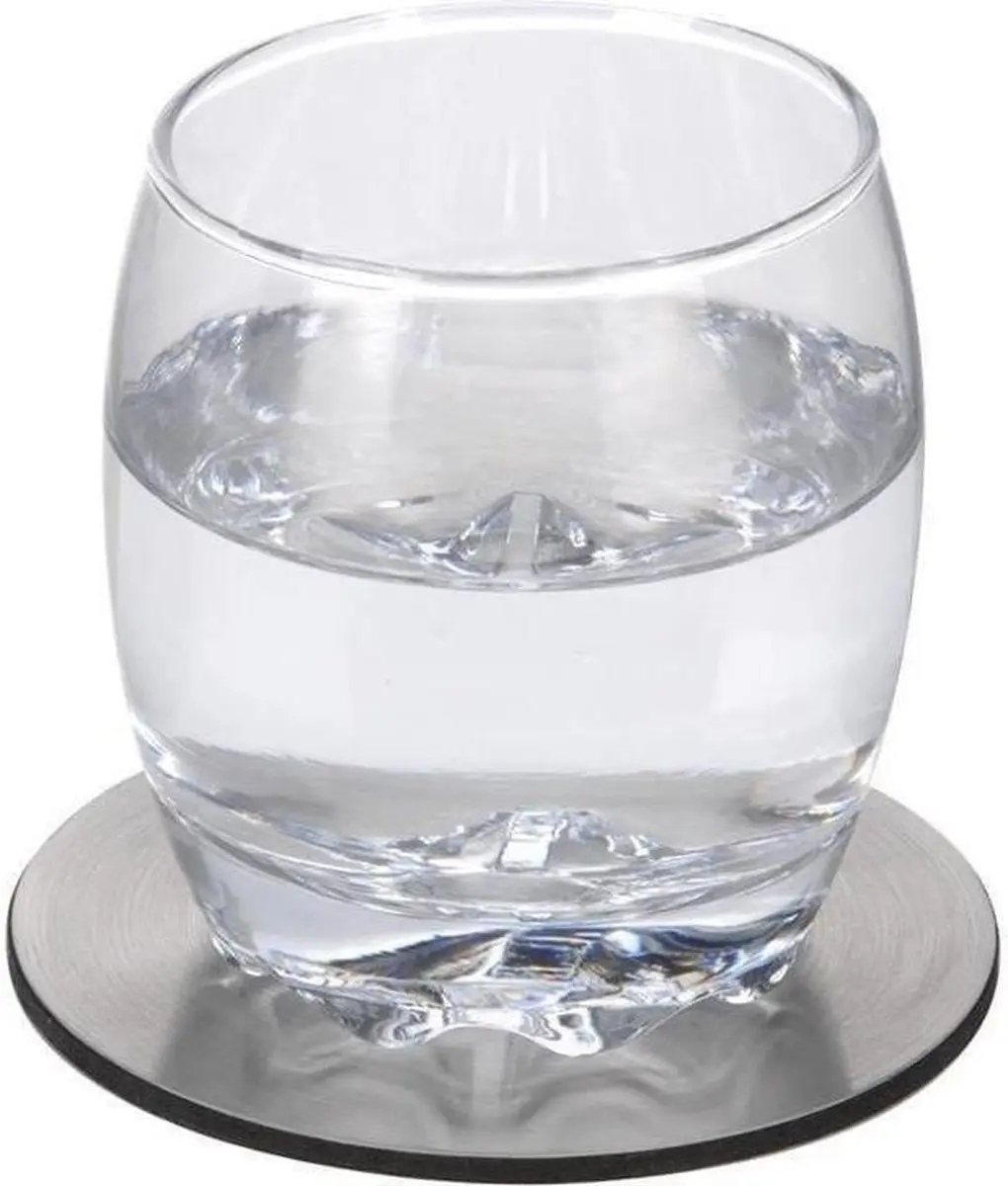 Excellent Houseware RVS Onderzetters 6 Stuks - 105x105mm - Zilver
