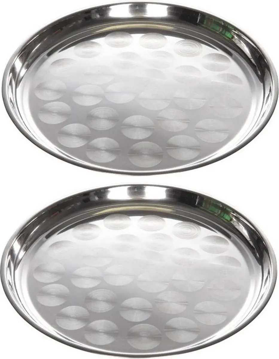 Cosy&Trendy RVS Rond Dienblad 36cm