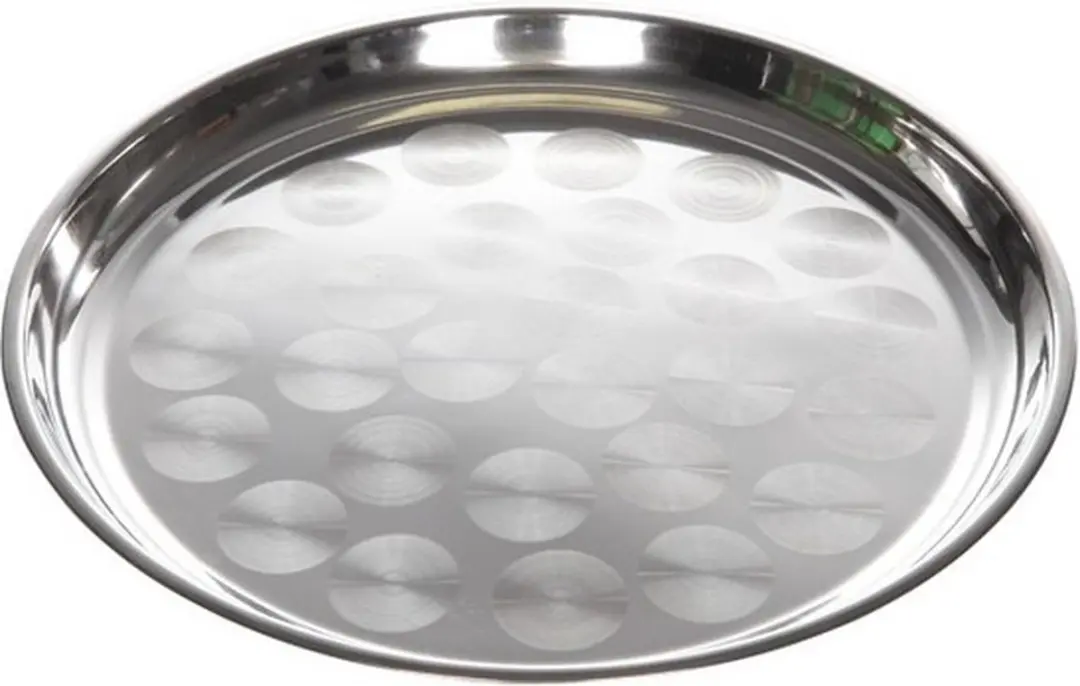 Cosy&Trendy RVS Rond Dienblad 36cm - 2 Stuks