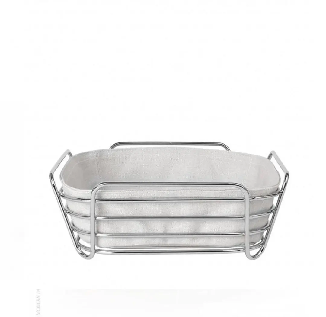 Blomus Delara Broodmand 25x25cm - Lichtgrijs