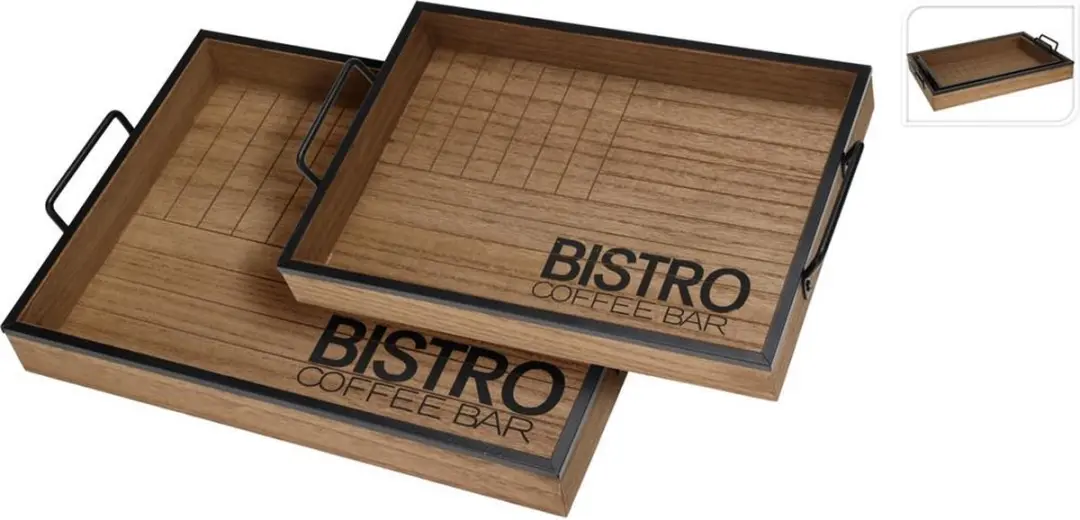Excellent Houseware Bistro Dienbladset 2-delig