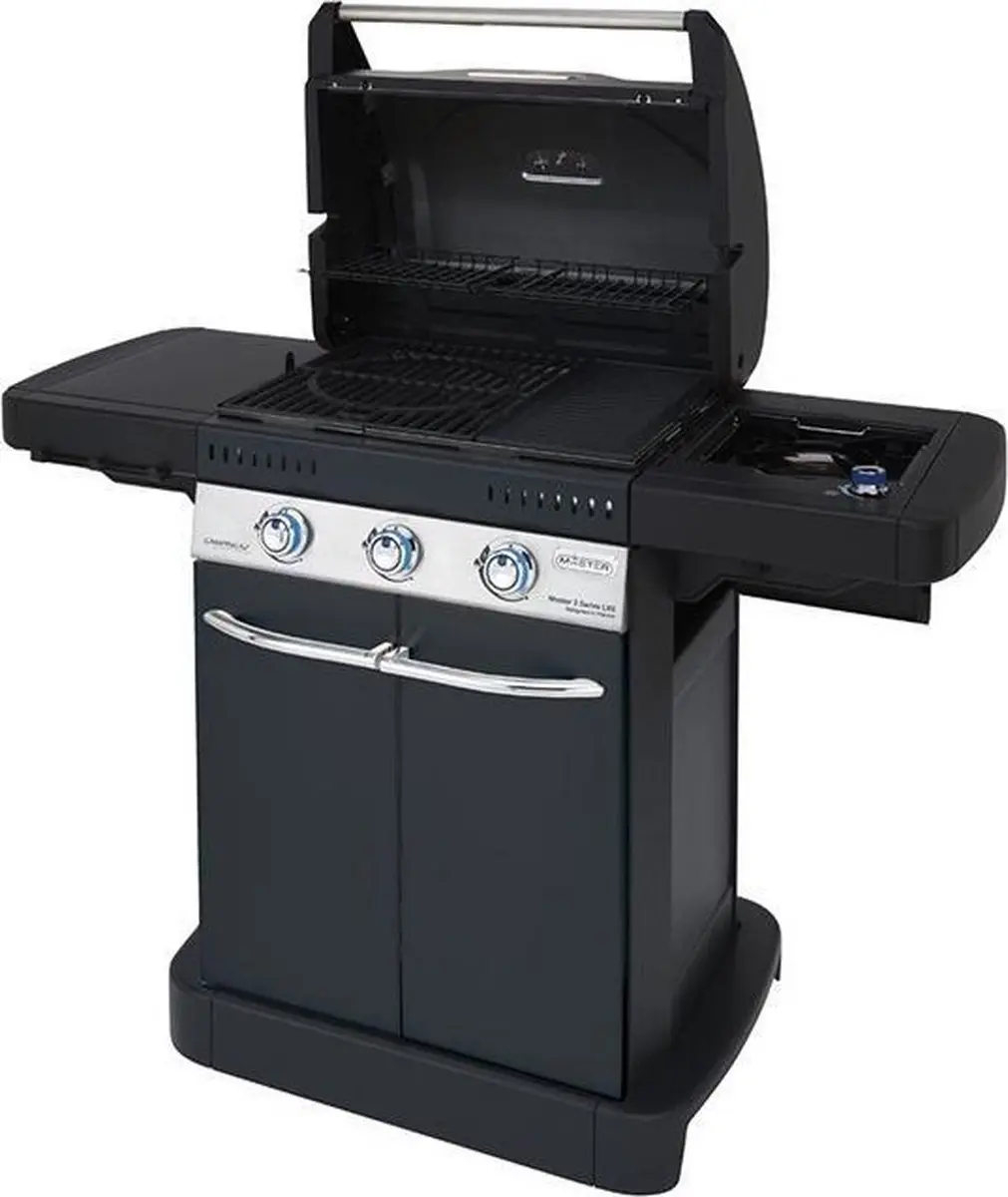 Campingaz 3 Series Classic Master LXS Grill 12400W - Zwart/Roestvrijstaal