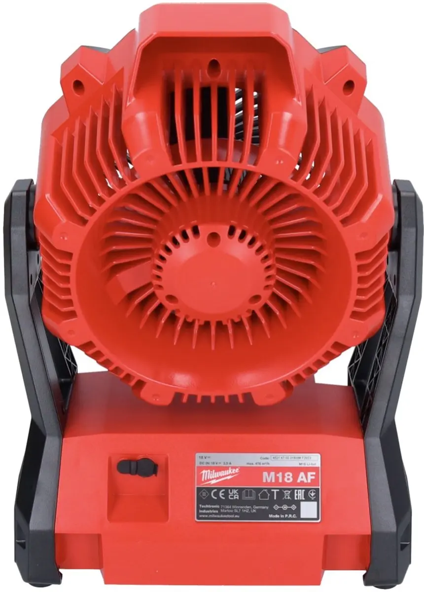 Milwaukee M18 AF-0 Ventilator - 3 Snelheden