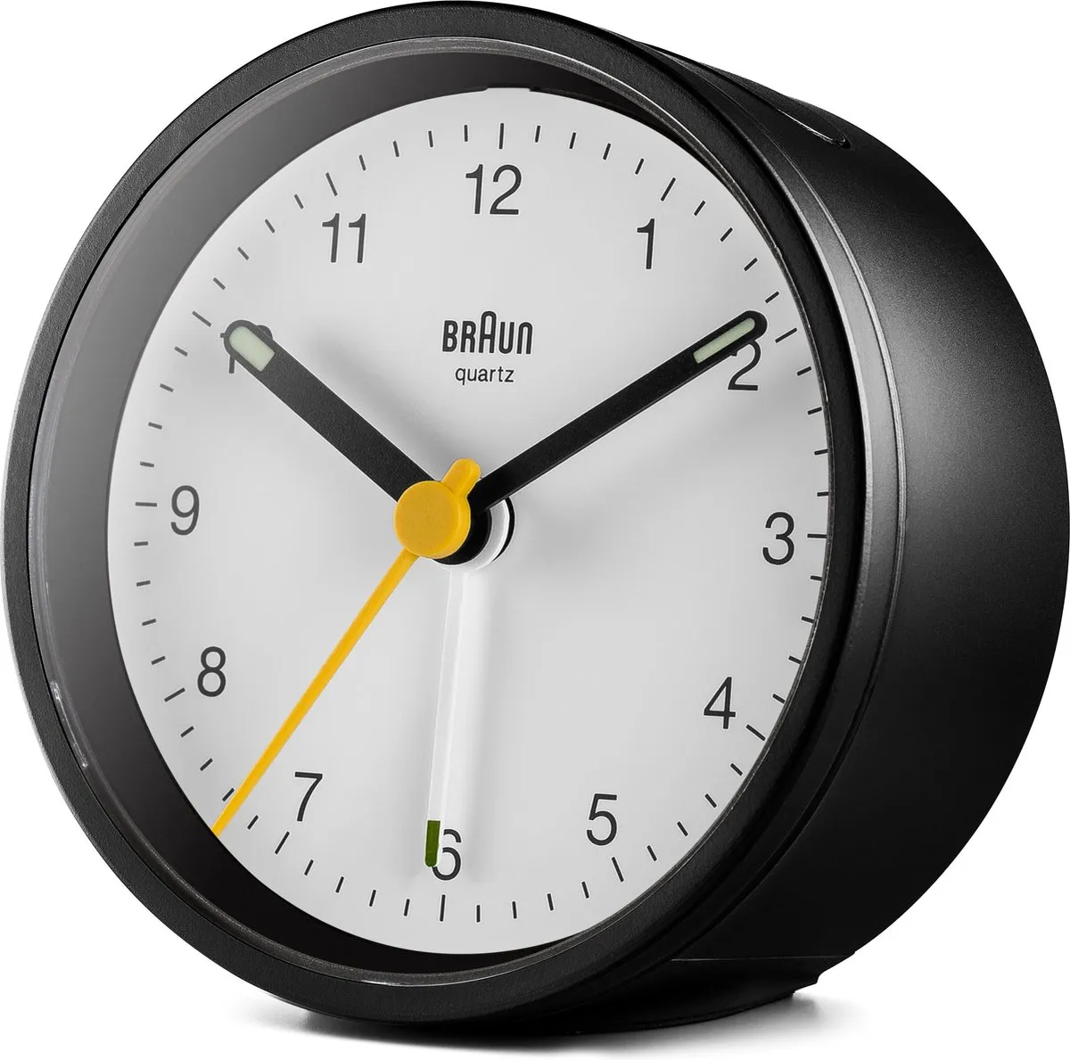 Braun BC12BW Analoog Wekker - Zwart/Wit