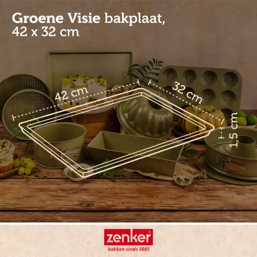 Zenker Green Vision Bakplaat 42x32cm