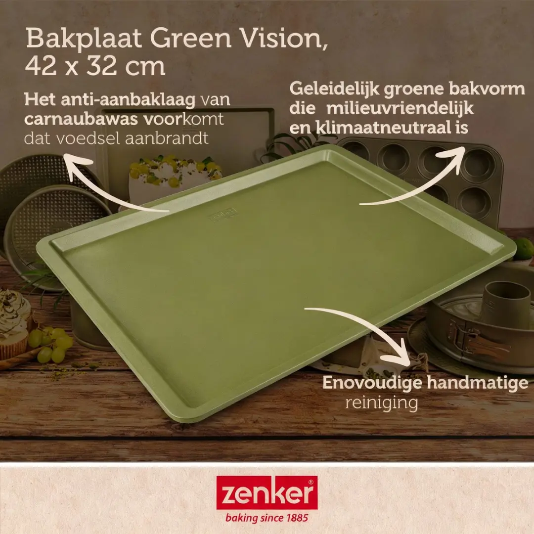 Zenker Green Vision Bakplaat 42x32cm